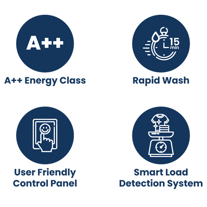 6 Kg 220V-60Hz FL Washing Machine MAXX-FLWM06WE 220CE for Marine - Image 7