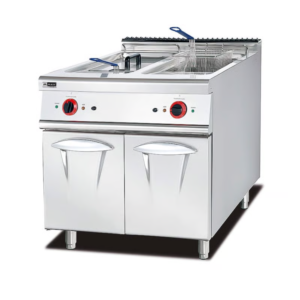28+28 Ltr Free Standing Deep Fryer MAXX-COMDFFS2TVI 440V For Marine