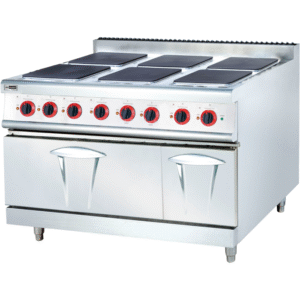 6 Hotplates 440V-60Hz Cooking Range MAXX-GCR6SQHT/OVI 440V For Marine
