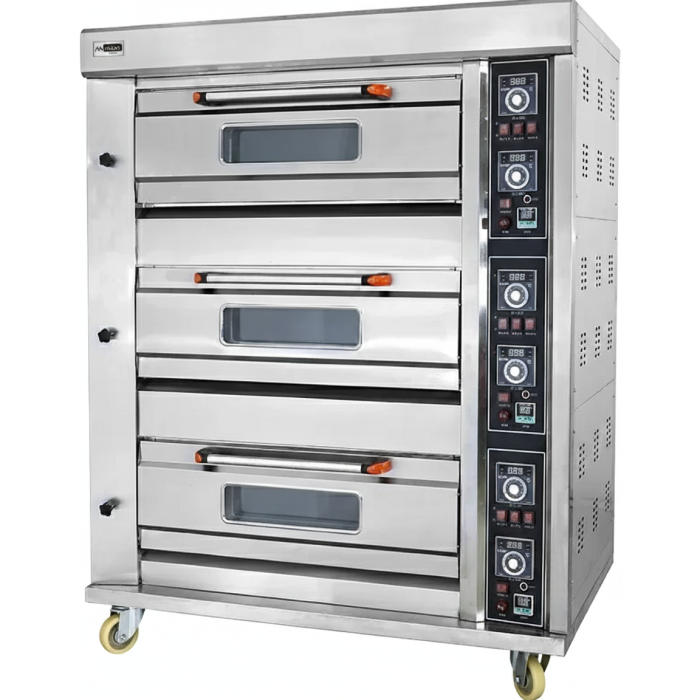 3 Decks/6 Trays 440V-60Hz Deck Oven MAXX-TDO6TVI-440V For Marine