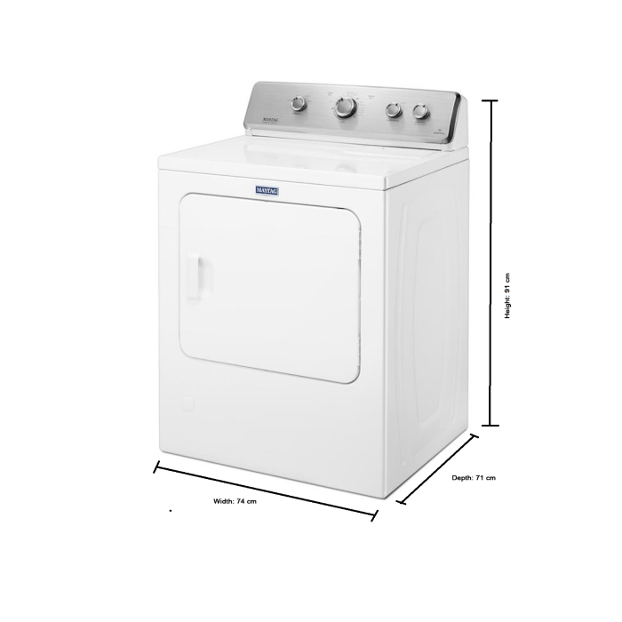 15公斤 220V-60Hz 通风式干衣机 MAYTAG-4KMEDC315(船用) - 图片 4