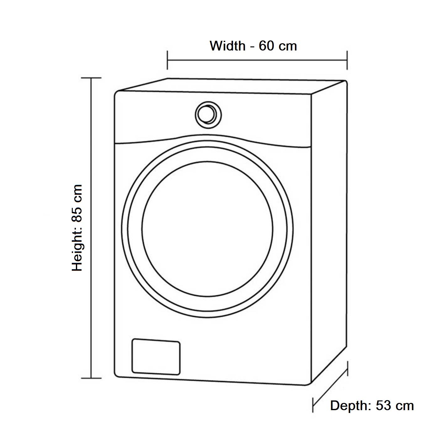 Lavatrice a Carica Frontale 7 kg 110V-60Hz MAXX – FLW07 (C) per Uso Marino - immagine 2
