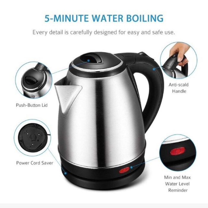 110V-60Hz 2.0 Ltr Electric Kettle RAF - R.97816-110 Para sa Marine - Image 3