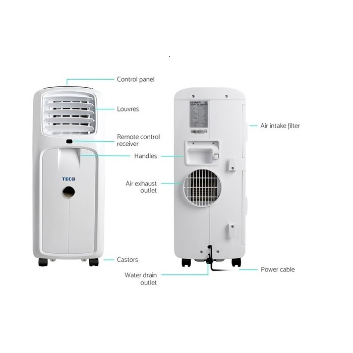 Condizionatore Portatile 0,75 Ton 110V-60Hz TECO - MP23 per Uso Marino - immagine 4