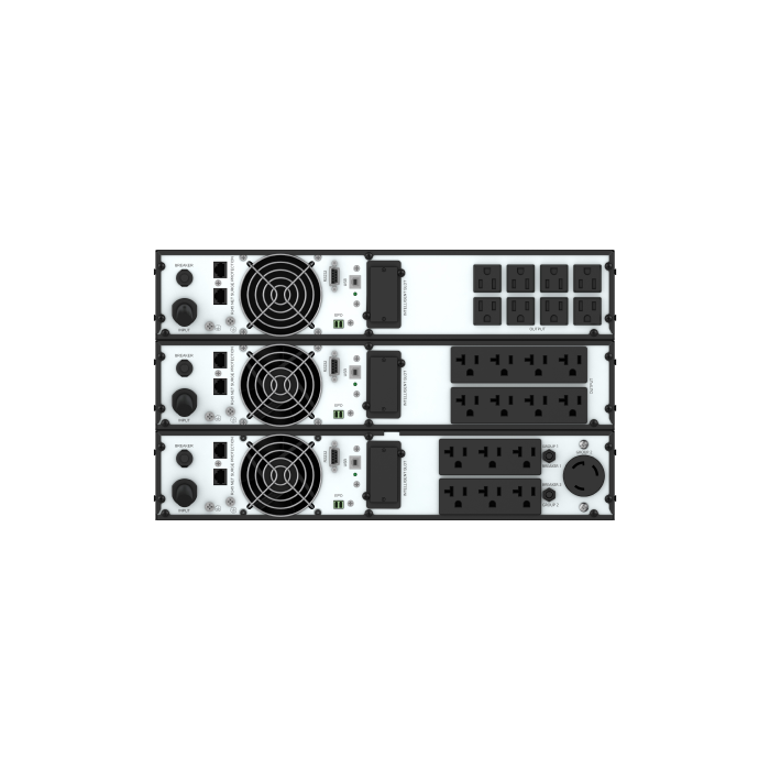 مزود طاقة لا انقطاعي (UPS) أونلاين سعة 3000VA بجهد 110V-60Hz MAXX-UPS30ONK 110CE للاستخدام البحري - الصورة 3