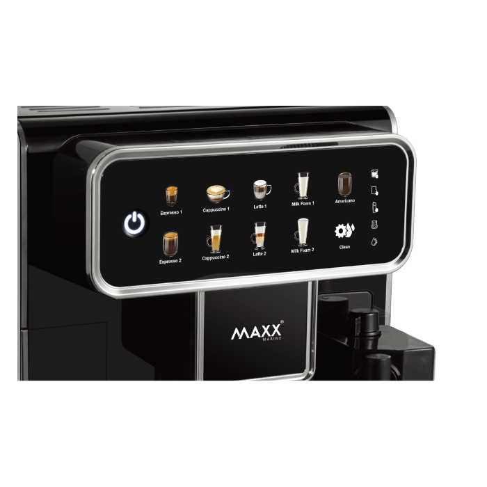 ماكينة قهوة بجهد 220V-50/60Hz MAXX ACM15BE 220V للاستخدام البحري - الصورة 2