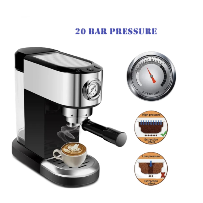 Mesin Kopi Espresso 220V-50/60Hz Zigma-EM55N untuk Kapal - Gambar 2