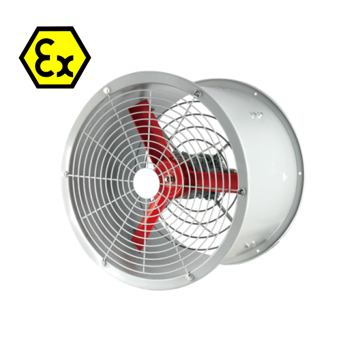 12" Kalis Letupan Kipas Pengudaraan - 220V-50/60Hz MAXX-EXVF3-220 untuk kegunaan marin