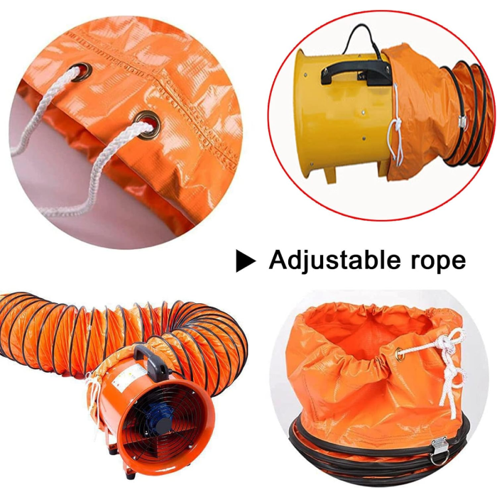 Flame Retardant Ventilation Fan Tube MAXX-EXFVT4 (16 inch / 400 mm) Para sa Marine - Image 3